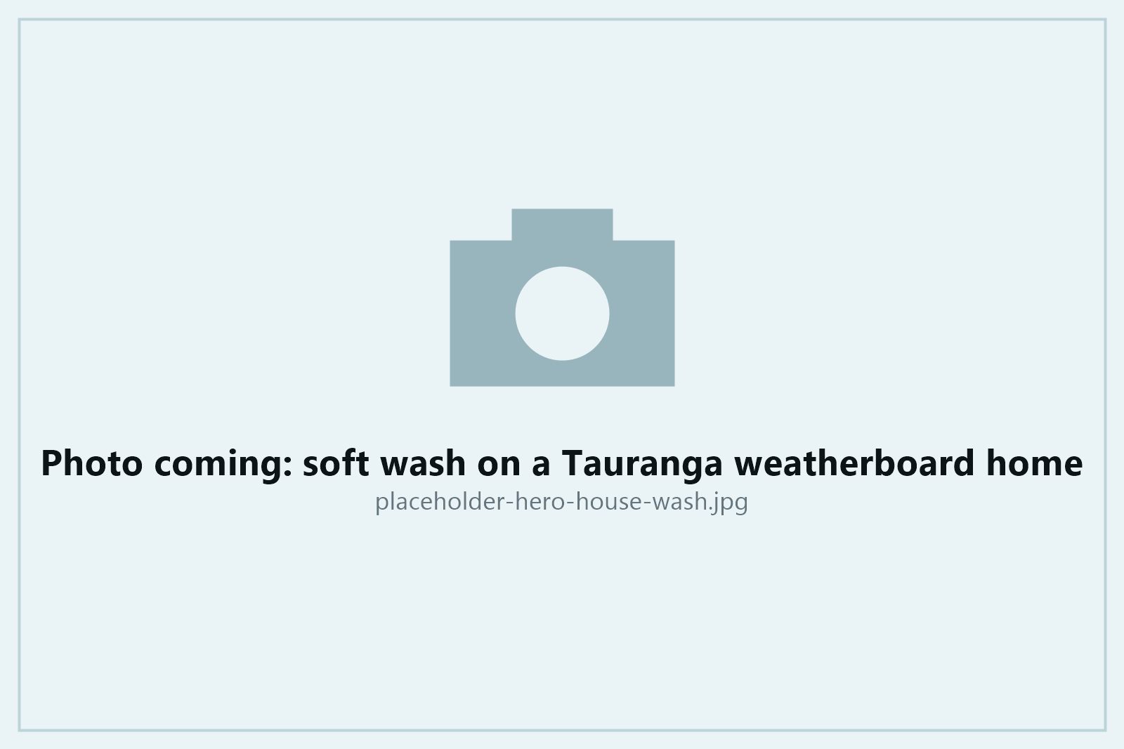 House washing service on a Tauranga home